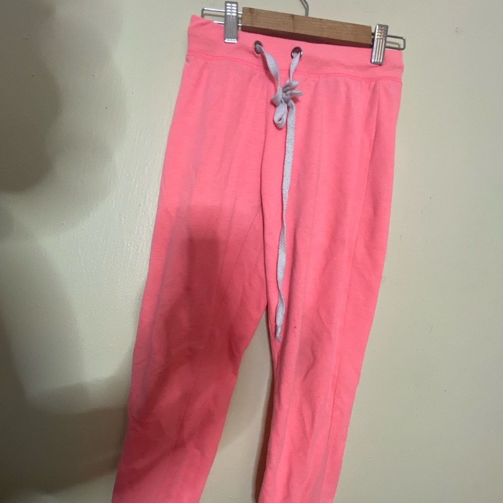 Vibrant Pink Joggers with Elastic Waistband